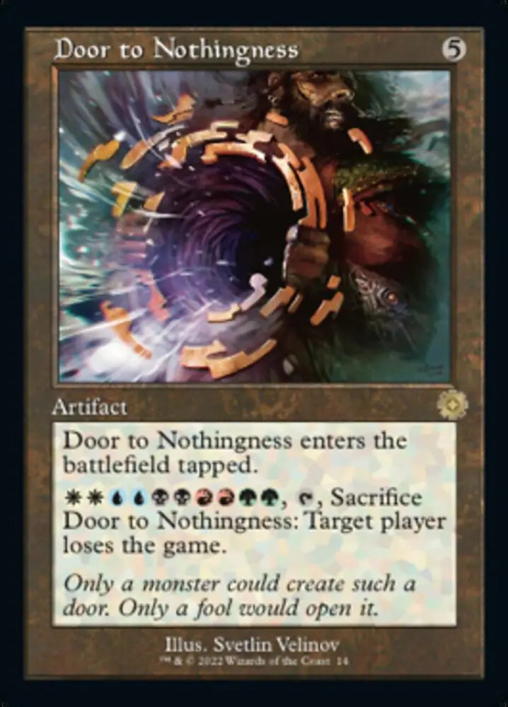Door to Nothingness (Retro) [The Brothers’ War Retro Artifacts] - MTG Single