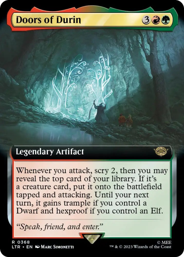 Doors of Durin (Extended Art) [The Lord of the Rings: Tales of Middle-Earth] - MTG Single