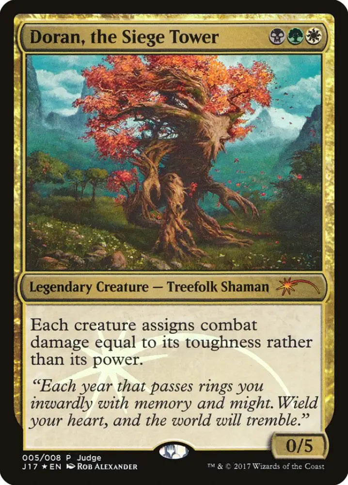Doran the Siege Tower [Judge Gift Cards 2017] - MTG Single