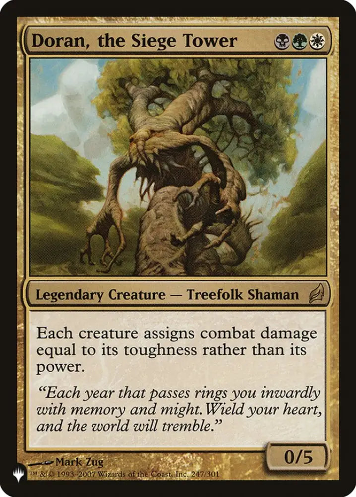Doran the Siege Tower [The List] - MTG Single