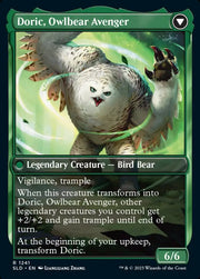 Doric Nature’s Warden // Doric Owlbear Avenger [Secret Lair Drop Series] - MTG Single