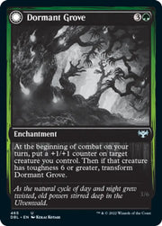 Dormant Grove // Gnarled Grovestrider [Innistrad: Double Feature] - MTG Single