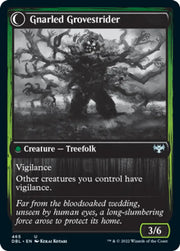 Dormant Grove // Gnarled Grovestrider [Innistrad: Double Feature] - MTG Single