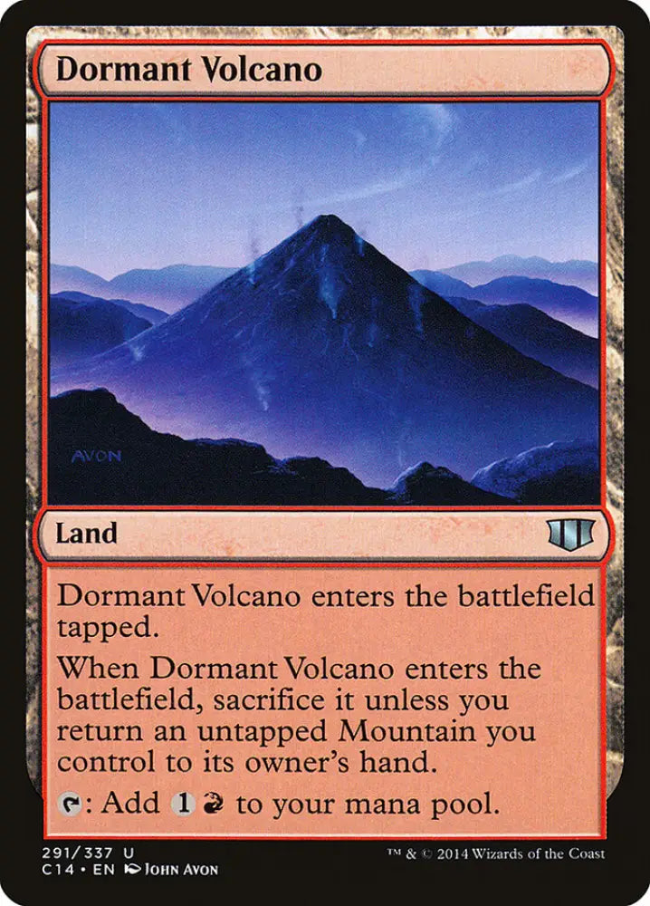 Dormant Volcano [Commander 2014] - MTG Single