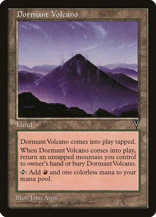 Dormant Volcano [Visions] - MTG Single