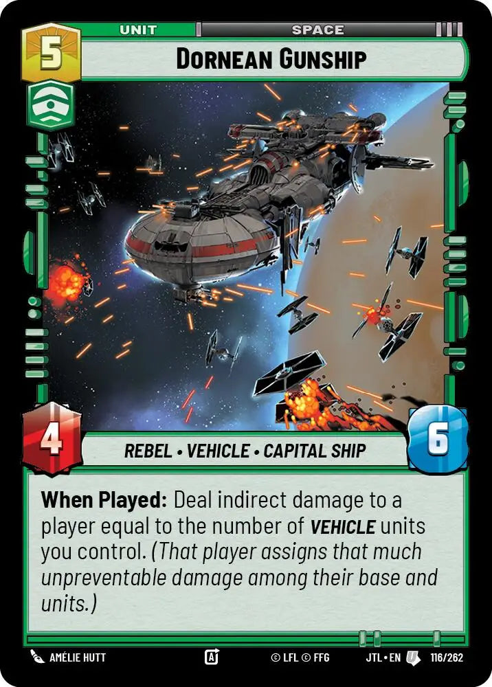 Dornean Gunship (116/262) [Jump to Lightspeed] - Star Wars: Unlimited Single