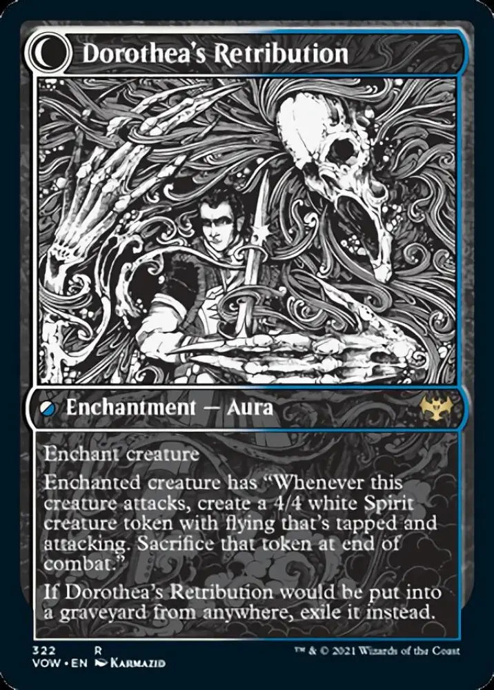 Dorothea Vengeful Victim // Dorothea’s Retribution (Showcase Eternal Night) [Innistrad: Crimson Vow] - MTG Single