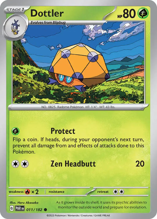 Dottler (011/182) [Scarlet & Violet: Paradox Rift] - Pokemon Single
