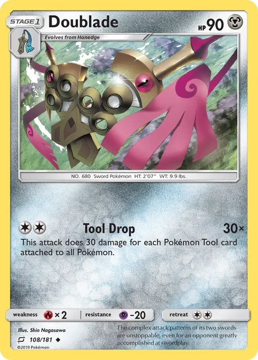Doublade (108/181) [Sun & Moon: Team Up] - Pokemon Single