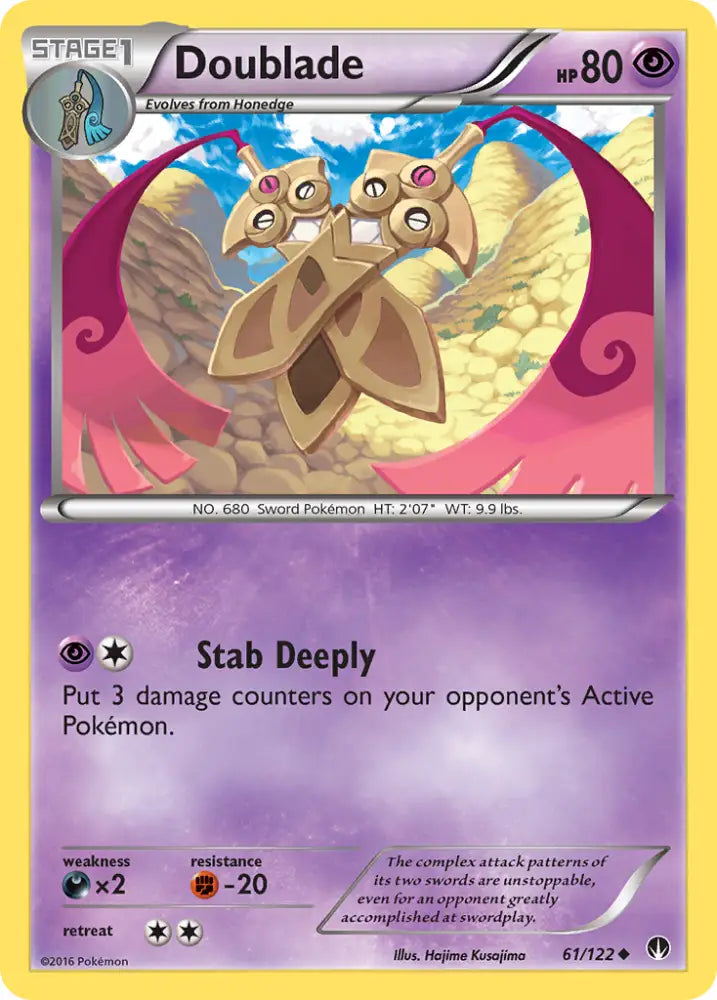 Doublade (61/122) [XY: BREAKpoint] - Pokemon Single