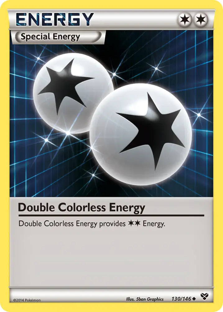 Double Colorless Energy (130/146) [XY: Base Set] - Pokemon Single