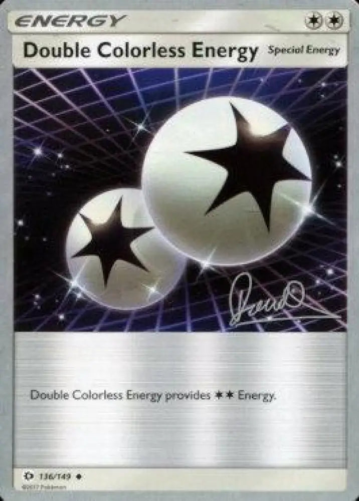 Double Colorless Energy (136/149) (Infinite Force - Diego Cassiraga) [World Championships 2017] - Pokemon Single