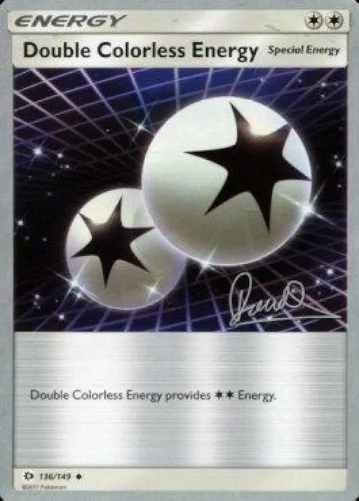 Double Colorless Energy (136/149) (Infinite Force - Diego Cassiraga) [World Championships 2017] - Pokemon Single