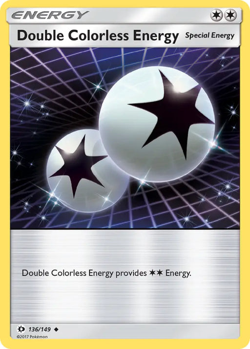 Double Colorless Energy (136/149) [Sun & Moon: Base Set] - Pokemon Single