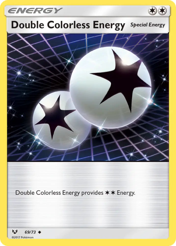 Double Colorless Energy (69/73) [Sun & Moon: Shining Legends] - Pokemon Single