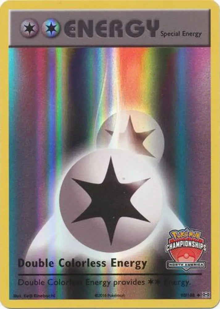 Double Colorless Energy (90/108) (NA International Championship Promo) [XY: Evolutions] - Pokemon Single