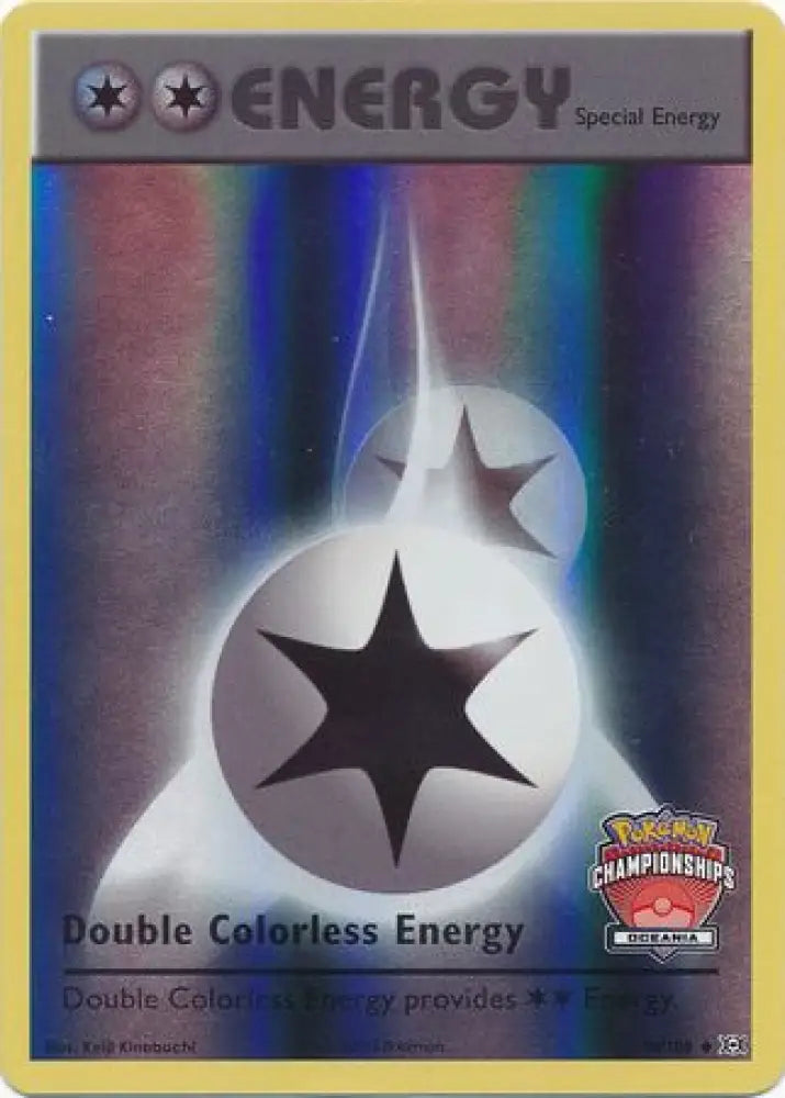 Double Colorless Energy (90/108) (Oceania Championship Promo) [XY: Evolutions] - Pokemon Single