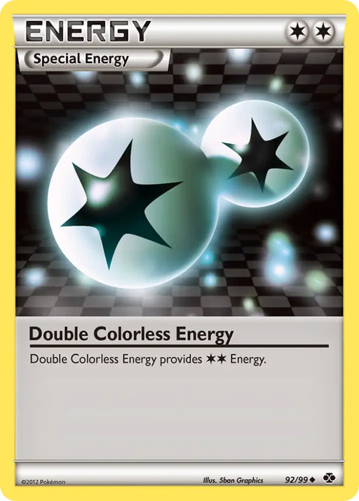Double Colorless Energy (92/99) [Black & White: Next Destinies] - Pokemon Single