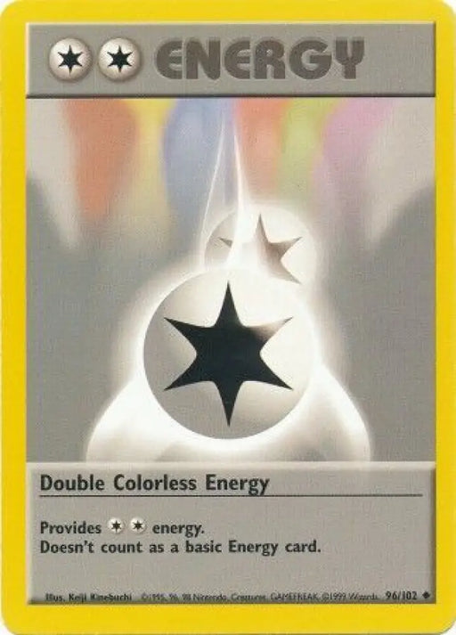 Double Colorless Energy (96/102) [Base Set Unlimited] - Pokemon Single