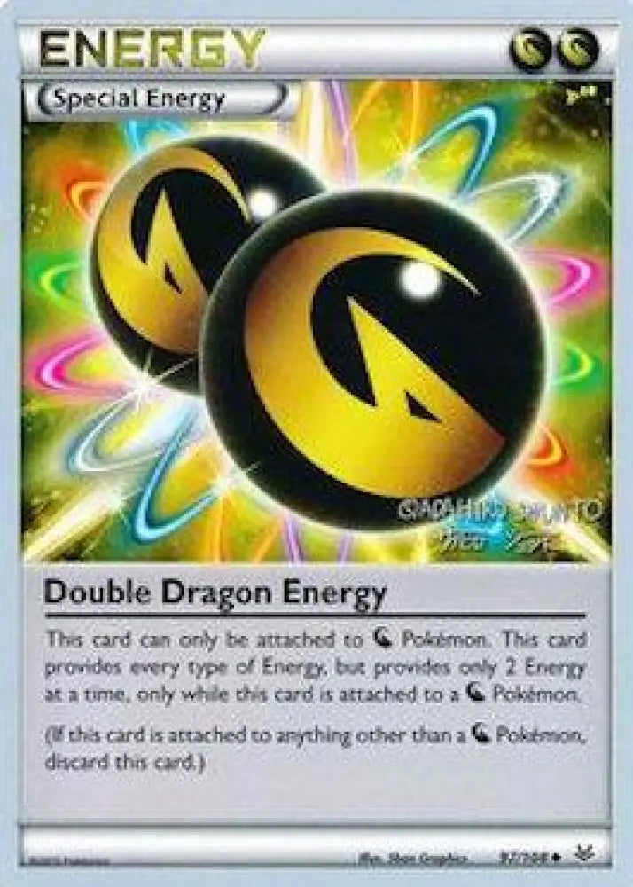 Double Dragon Energy (97/108) (Black Dragon - Shuntu Sadahiro) [World Championships 2016] - Pokemon Single