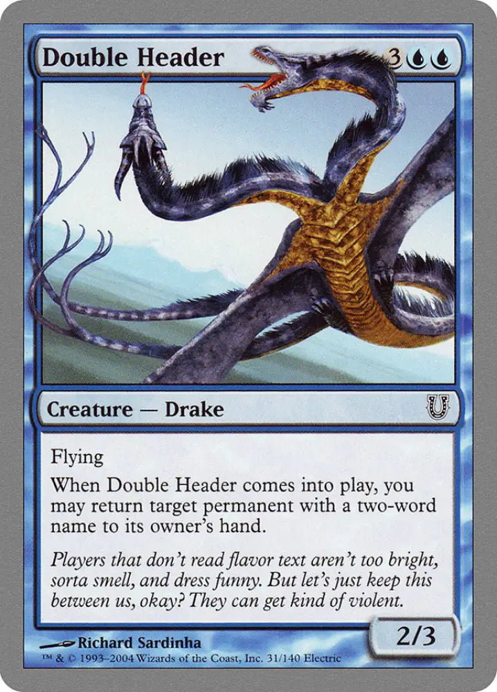 Double Header [Unhinged] - MTG Single