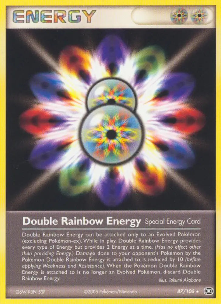 Double Rainbow Energy (87/106) [EX: Emerald] - Pokemon Single