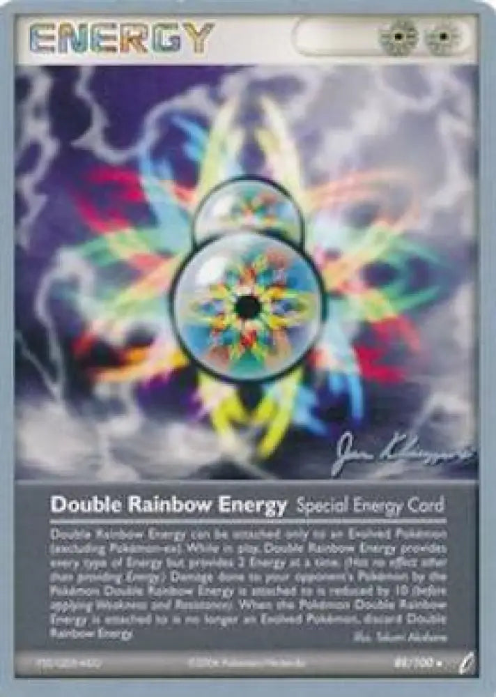 Double Rainbow Energy (88/100) (Psychic Lock - Jason Klaczynski) [World Championships 2008] - Pokemon Single