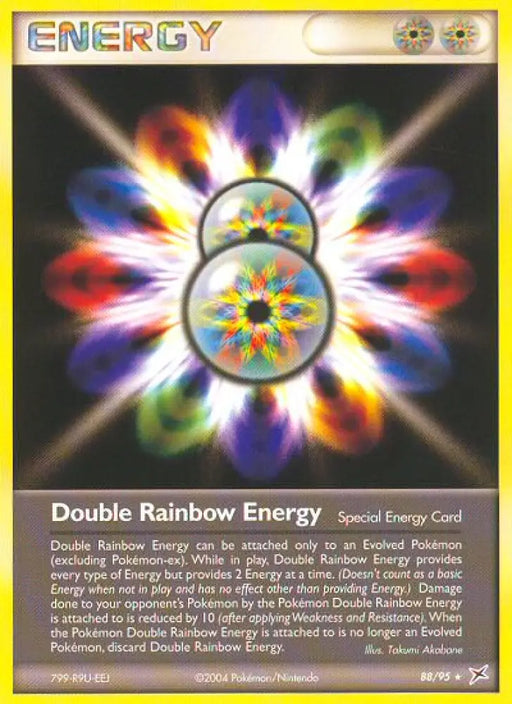 Double Rainbow Energy (88/95) [EX: Team Magma vs Team Aqua] - Pokemon Single