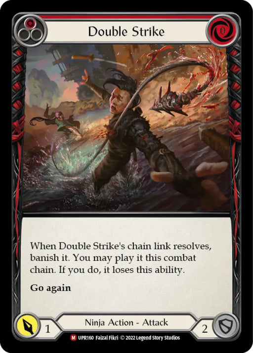 Double Strike [Uprising] Rainbow Foil - Flesh And Blood Single