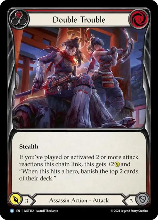 Double Trouble (Red) [Part the Mistveil] Rainbow Foil - Flesh And Blood Single