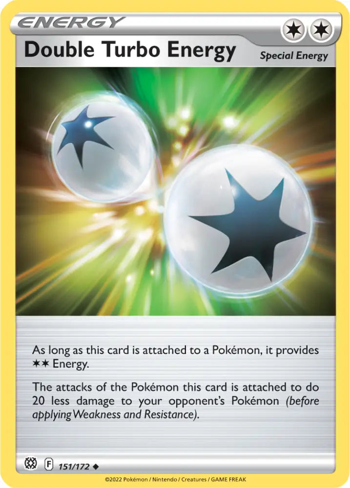 Double Turbo Energy (151/172) [Sword & Shield: Brilliant Stars] - Pokemon Single