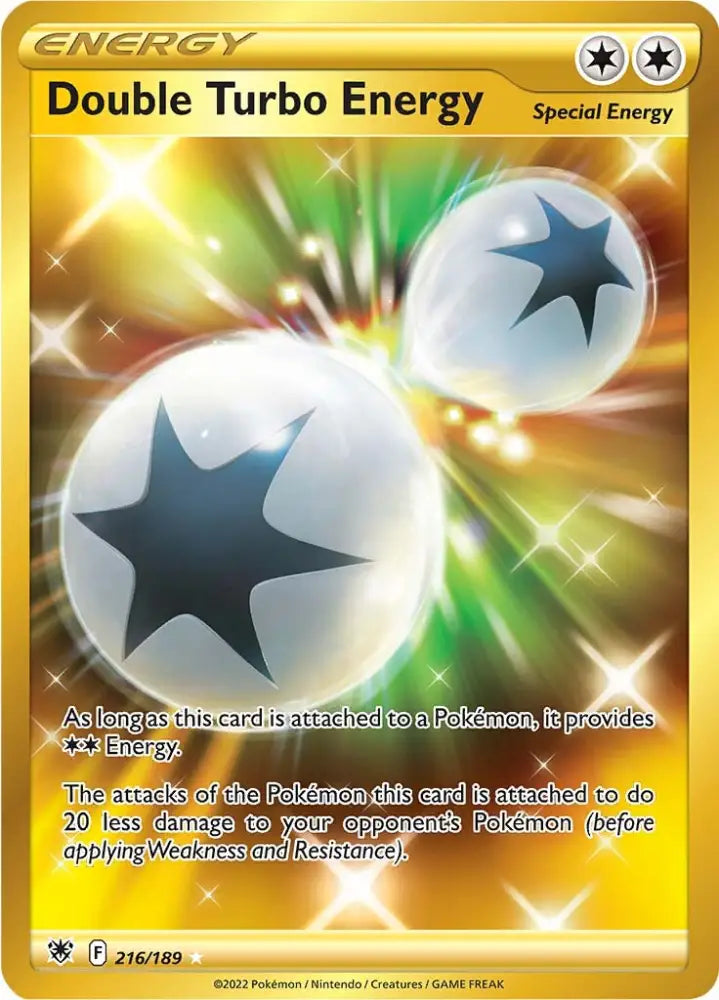 Double Turbo Energy (216/189) [Sword & Shield: Astral Radiance] - Pokemon Single