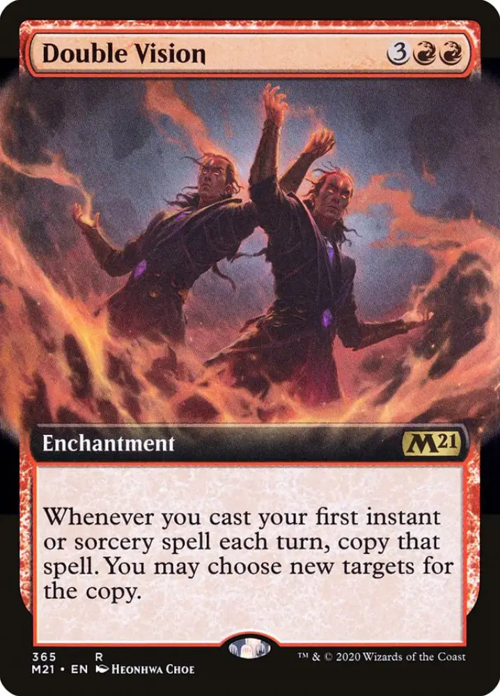 Double Vision (Extended Art) [Core Set 2021] - MTG Single