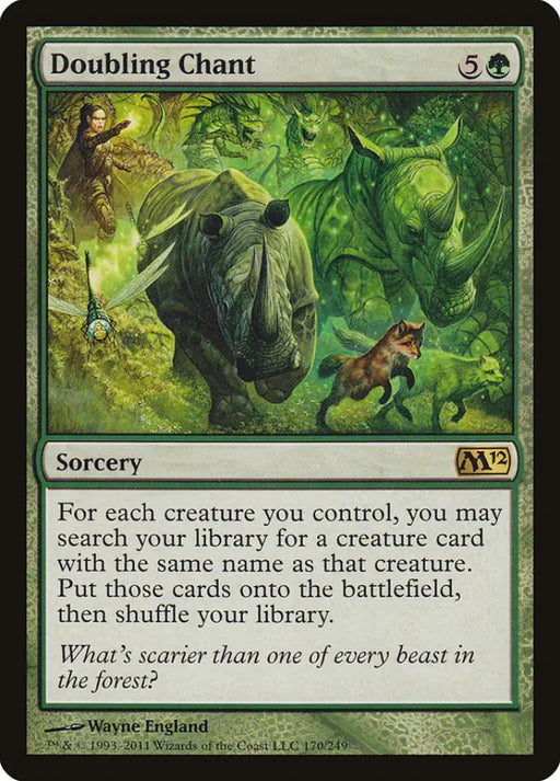 Doubling Chant [Magic 2012] - MTG Single