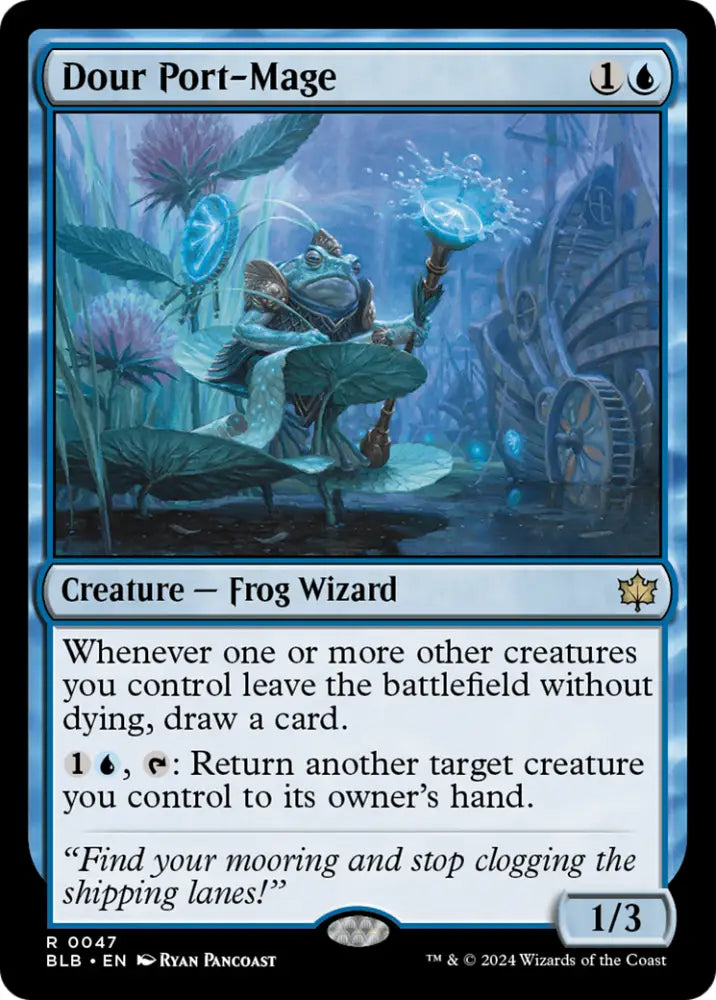 Dour Port-Mage [Bloomburrow] - MTG Single