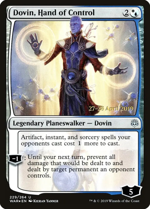 Dovin Hand of Control [War of the Spark Prerelease Promos] - MTG Single