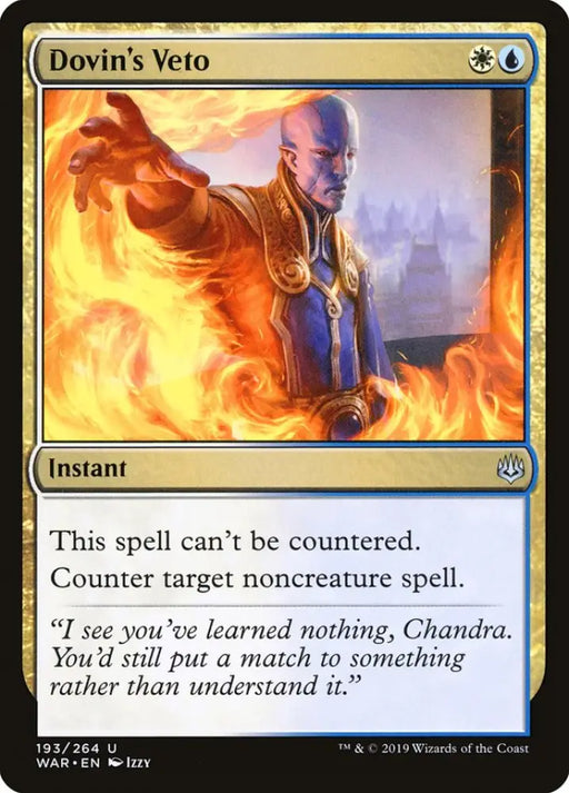 Dovin’s Veto [War of the Spark] - MTG Single
