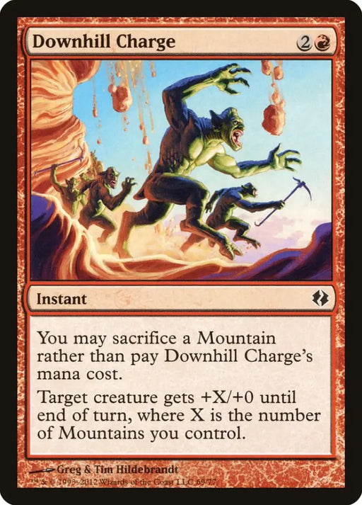 Downhill Charge [Duel Decks: Venser vs. Koth] - MTG Single