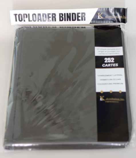 KL Toploader Binders 9PKT Black Holds 252 Cards
