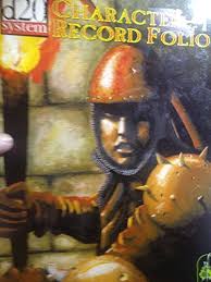 Fiche de personnage Folio : Une feuille de personnage D20 Compaign Play