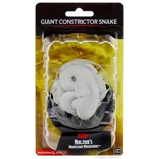 Figurines non peintes pour DND - Serpent constricteur géant