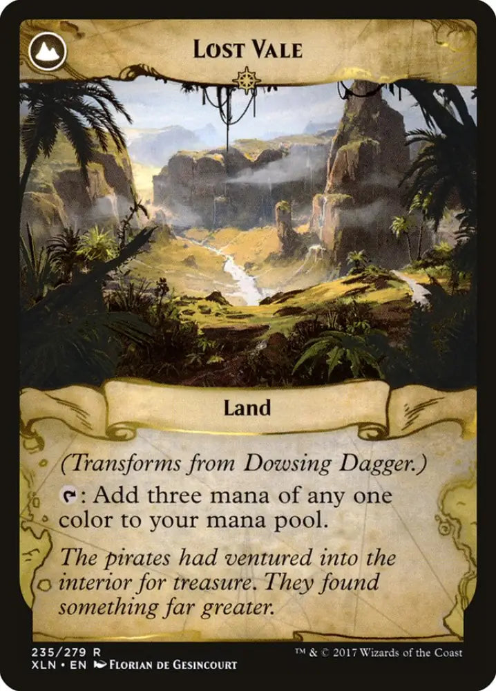 Dowsing Dagger // Lost Vale [Ixalan] - MTG Single