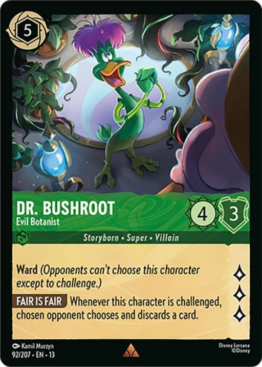 Dr. Bushroot - Evil Botanist (92/204) [Attack of the Vine!]