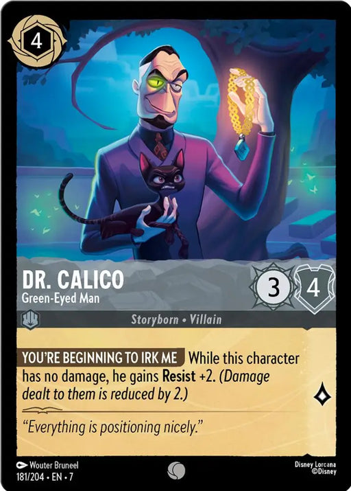 Dr. Calico - Green-Eyed Man (181/204) [Archazia’s Island] - Lorcana Single