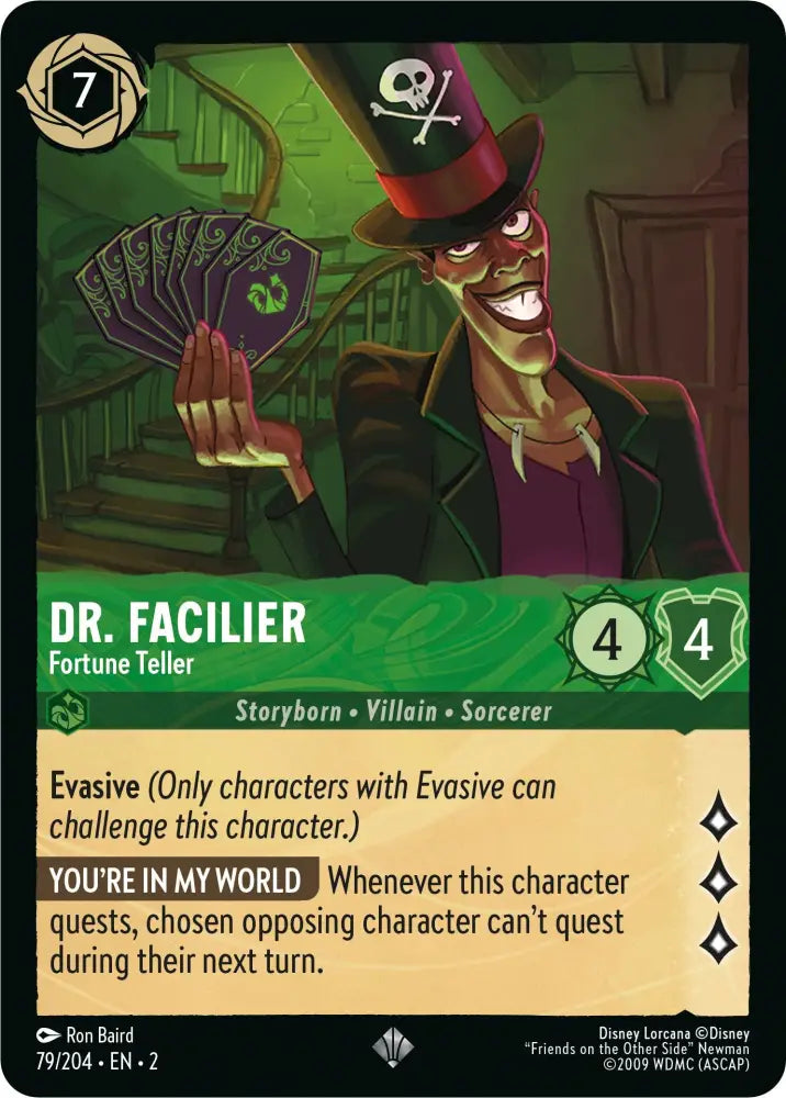Dr. Facilier - Fortune Teller (79/204) [Rise of the Floodborn] - Lorcana Single