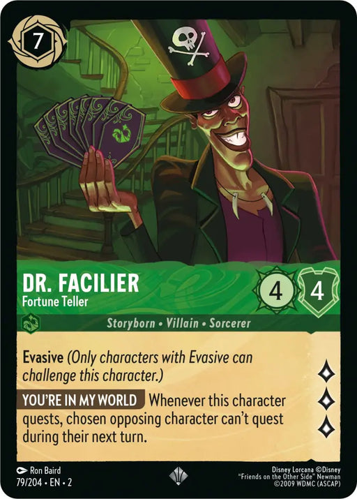 Dr. Facilier - Fortune Teller (79/204) [Rise of the Floodborn] - Lorcana Single