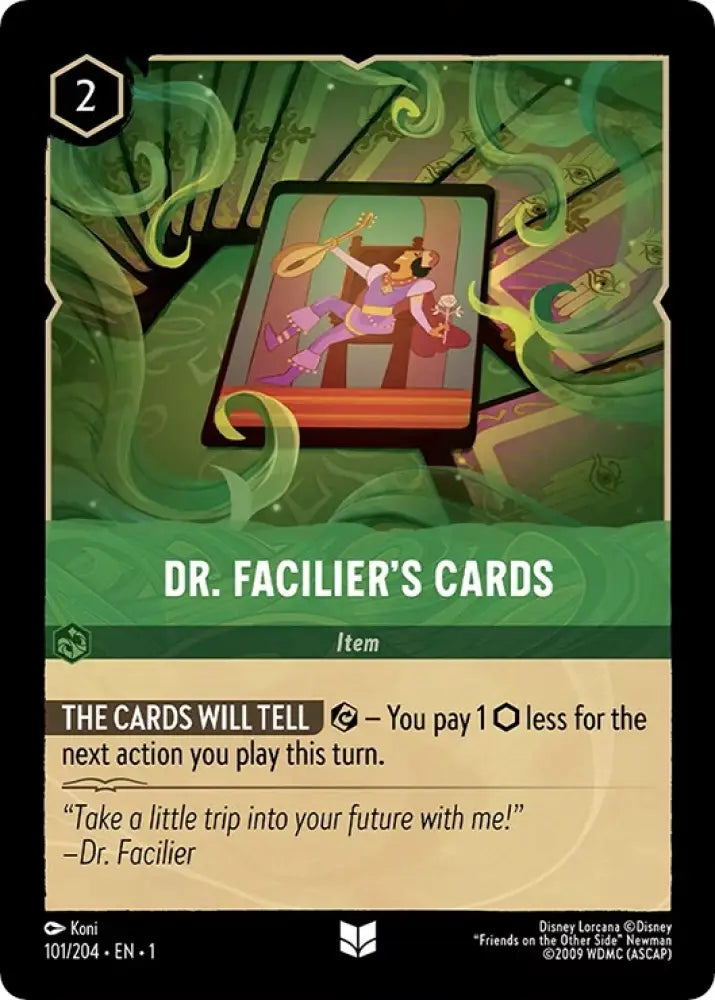 Dr. Facilier’s Cards (101/204) [The First Chapter] - Lorcana Single