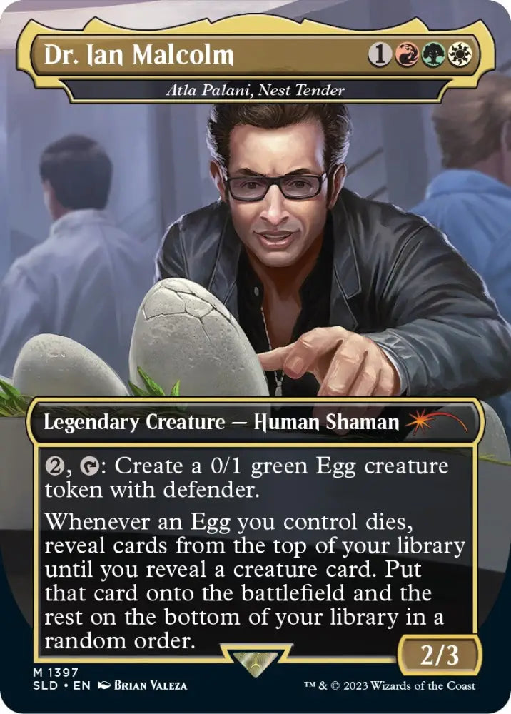 Dr. Ian Malcolm - Atla Palani Nest Tender [Secret Lair Drop Series] - MTG Single