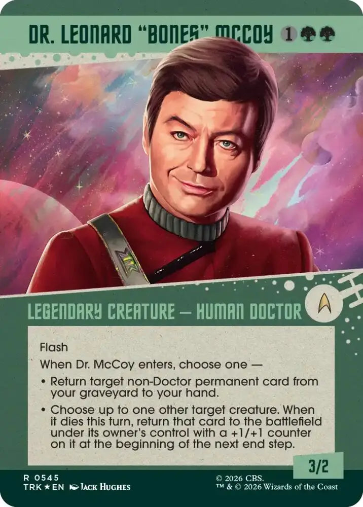 Dr. Leonard "Bones" McCoy (Showcase) (Surge Foil) (545) [Star Trek]