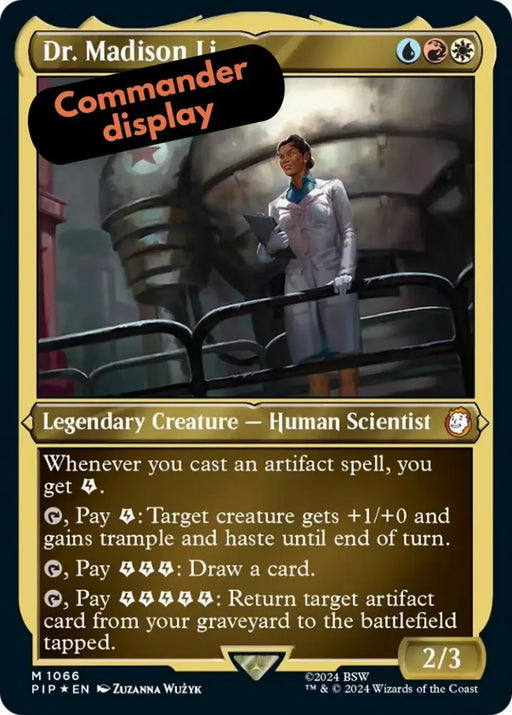 Dr. Madison Li (Display Commander) [Fallout] - MTG Single